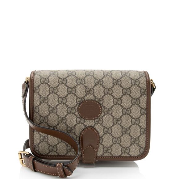 Gucci GG Supreme Interlocking G Mini Crossbody - Picture 1 of 10